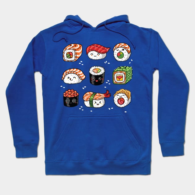 Kawaii sushi Hoodie by PenguinHouse